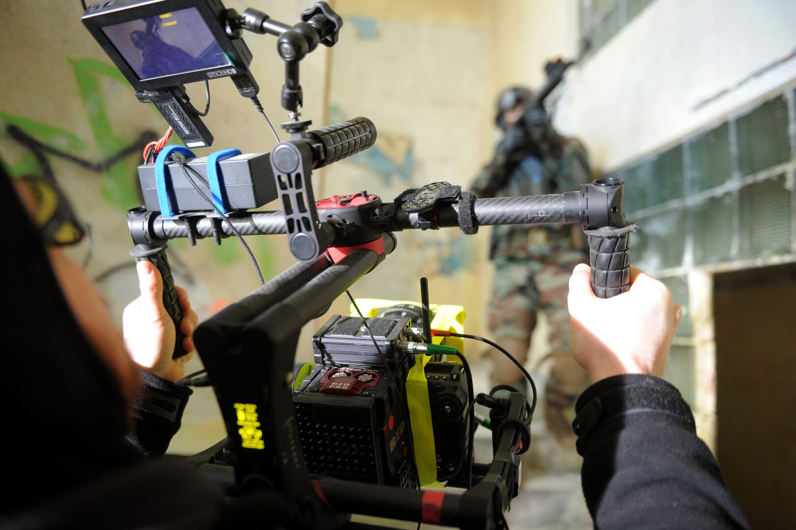 <p>The Beast Gimbal while shooting action.</p>
